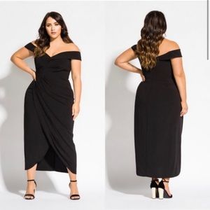 City Chic Rippled Love Dress